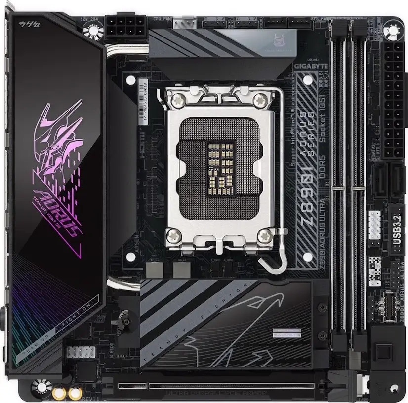 Montaje Placas Base Gigabyte Z890I AORUS ULTRA Gaming PC Sierra Norte Madrid Montaje Placa Base Gigabyte Z890I AORUS ULTRA Gaming PC Sierra Norte Madrid
